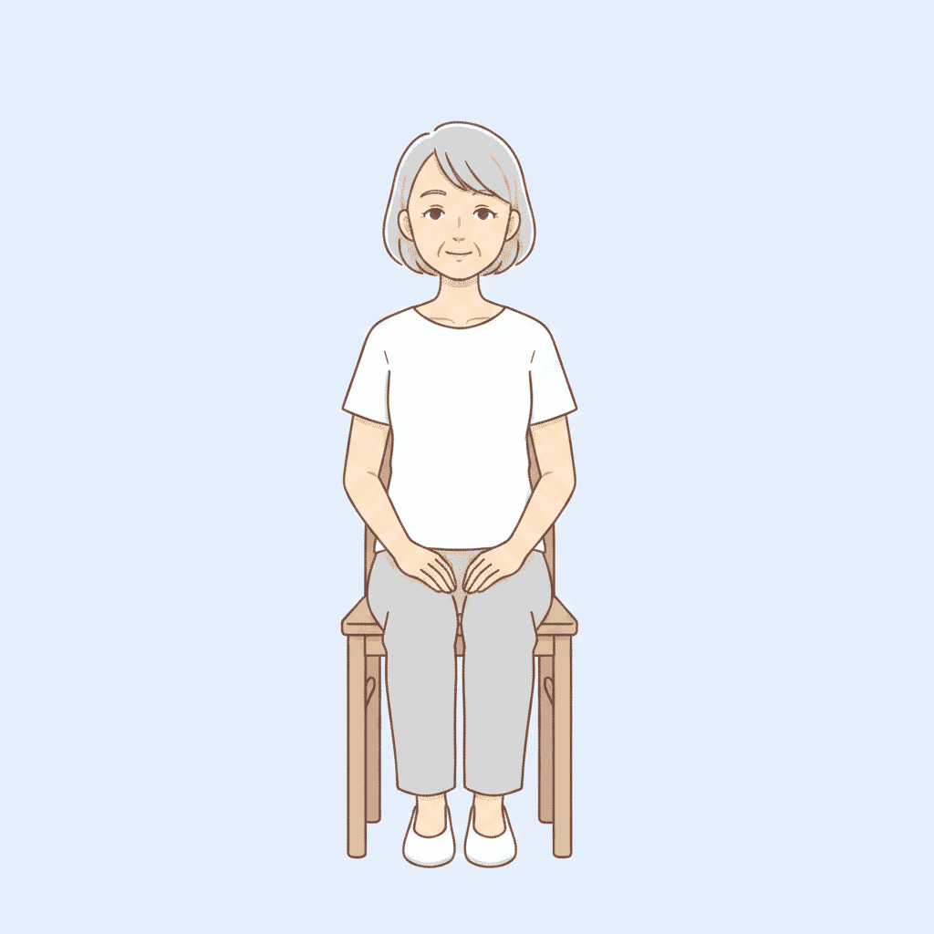 頸部側屈ストレッチ