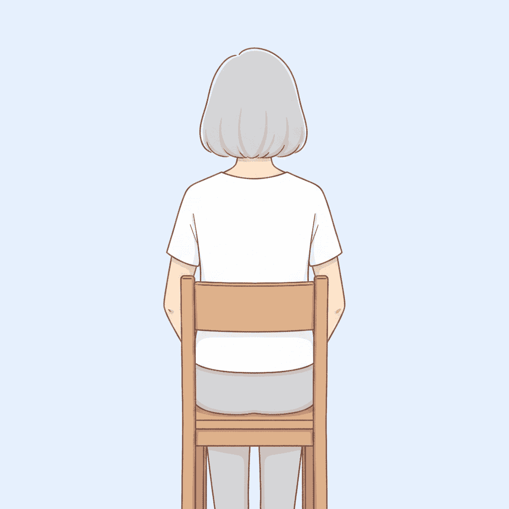 肩甲骨寄せ運動